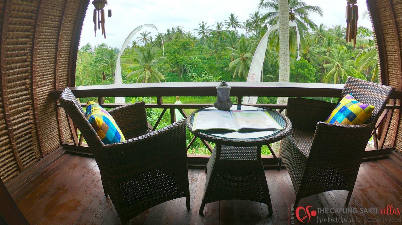 Capung Sakti Villas Ubud Exterior foto
