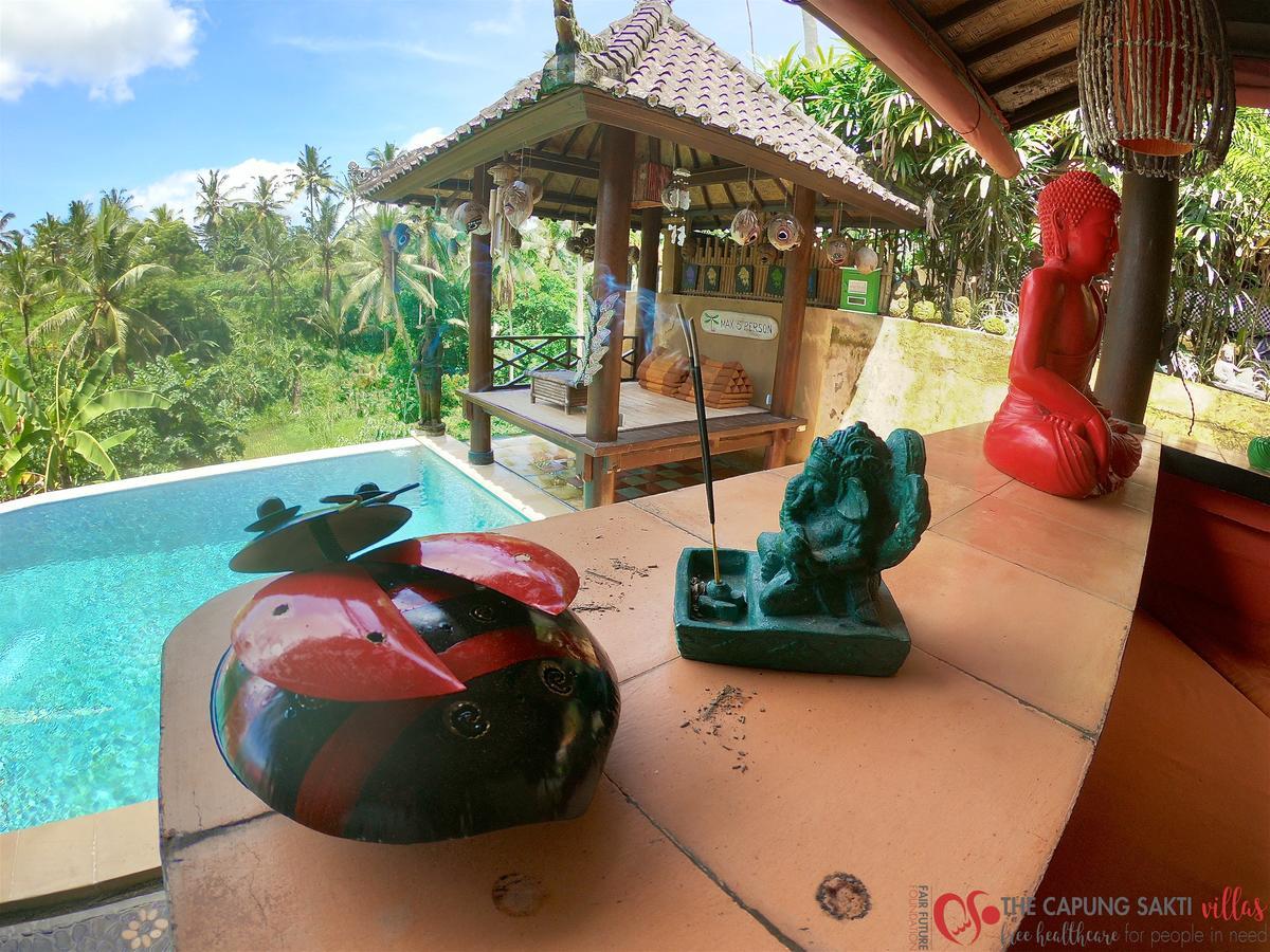 Capung Sakti Villas Ubud Exterior foto